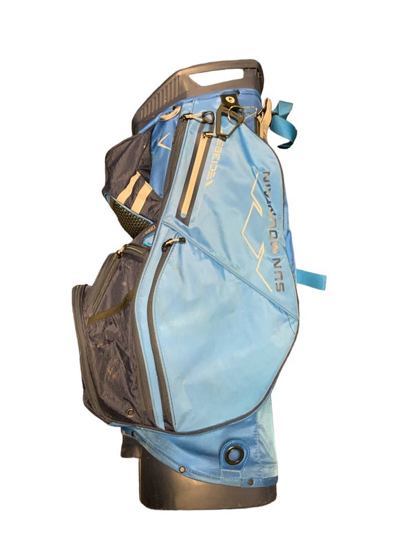 Used Sun Mtn Sapphire 7 Way Golf Cart Bags