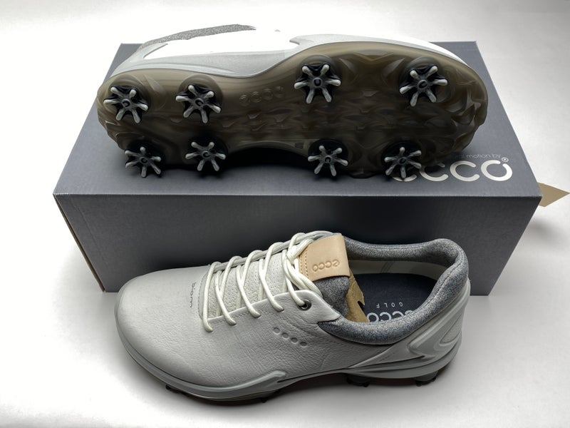Ecco Mens Biom G 3 Golf Shoes White Men's SZ 6-6.5 (131804 01152) NEW!!