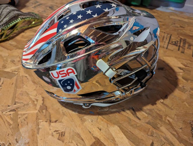 USA Mens Field Lacrosse Helmet with Visor
