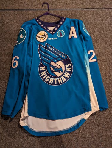 Rochester Knighthawks Game Used Jersey