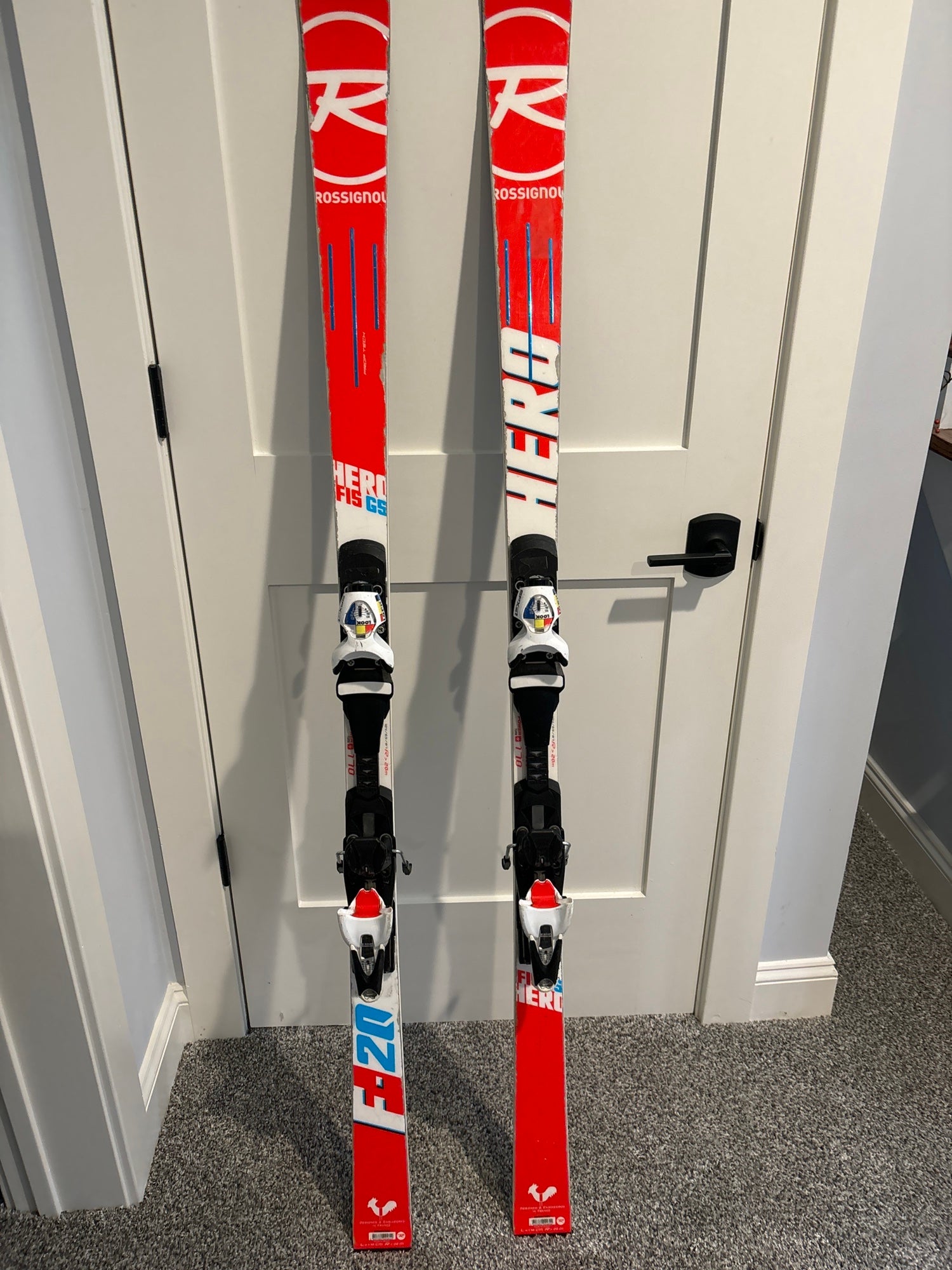 Used Unisex 2021 Rossignol 183 cm Racing Hero FIS SG Skis With