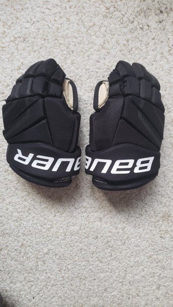 Bauer Vapor X60 Black Hockey Gloves 11” USED
