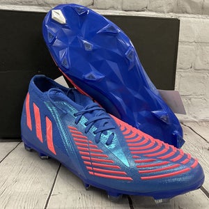 Adidas Unisex Predator Edge 1 FG Junior Size 5.5 Blue Orange Soccer Cleats NIB