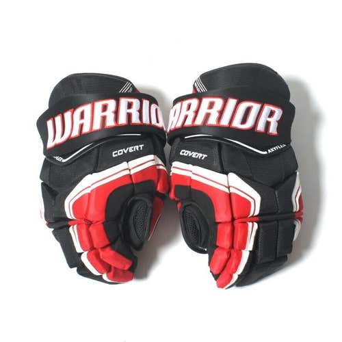 New Warrior Covert QRE 15" hockey gloves senior Edge ice black white red glove