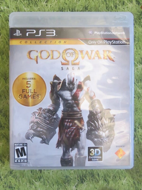 PS3 Play Station 3 GODS OF WAR SAGA COLLECTION 2 Disc