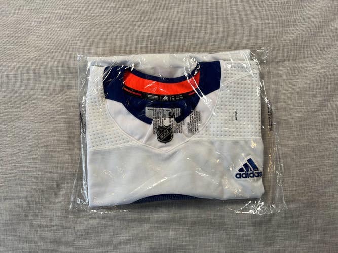 New Toronto Maple Leafs MiC 56 White Adidas Practice Jersey