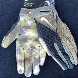 Nike Superbad 6.0 Salute to Service STS Football Gloves DZ5580-201 Size 2XL