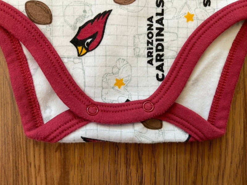 Arizona Cardinals NFL FOOTBALL MY FIRST Infant Size 0-3M Boys Baby Body  Suit
