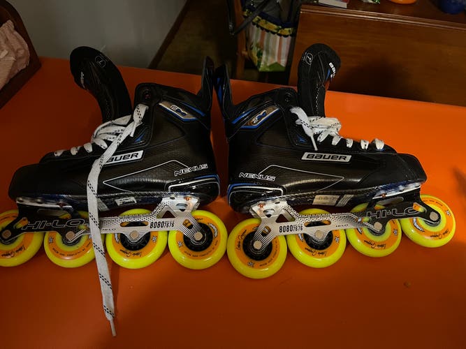 Used Bauer Regular Width Size 7 Nexus 2N Pro Hockey Skates