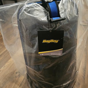 New BAG BOY T-10 HARD TOP TRAVEL GOLF BAG Black/Royal/Charcoal