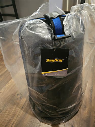 New BAG BOY T-10 HARD TOP TRAVEL GOLF BAG Black/Royal/Charcoal
