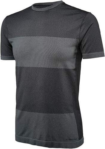Brooks Running Streaker Short Sleeve Men's Tee Shirt - Asphalt Gray - MEDIUM $50