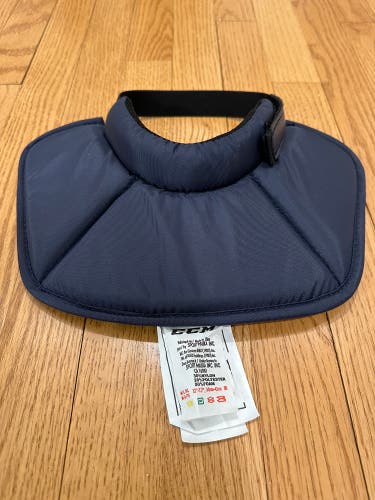 CCM Pro Stock TGP30 Navy Goalie Neck Throat Guard Protector - NEW