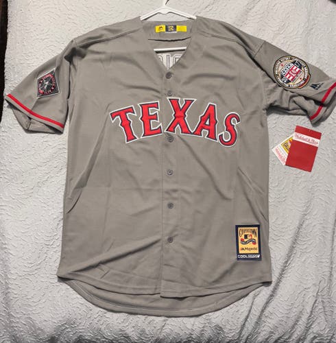 Texas Rangers #7 Ivan Rodriguez Majestic 2017 Hall Of Fame Size Large