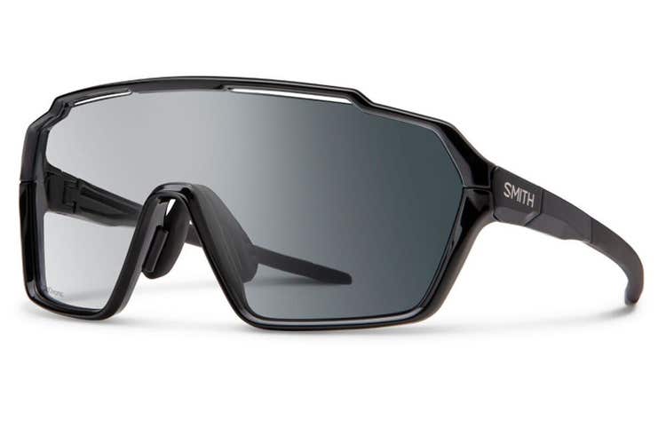Smith Shift MAG Sunglasses Black Frame, Photochromic Clear to Gray Lens New
