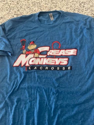Crease Monkeys lacrosse team tournament shooter shirt M medium mens NEW