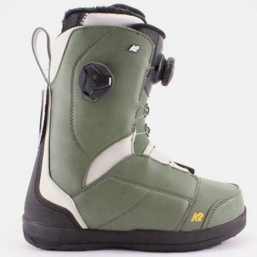 K2 Kinsley Boa Snowboard Boots Women's Size 6 Vert Green New 2022