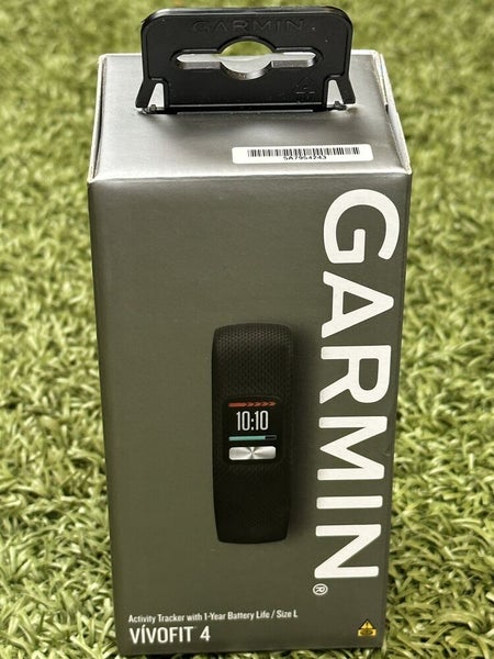 Garmin Vivofit 4 Activity Tracker Watch Black Large L New in