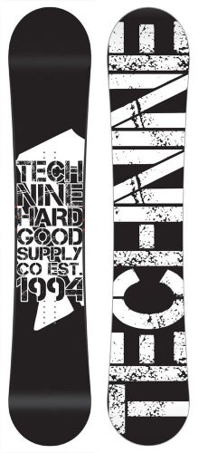 Technine T-Money Snowboard 151 cm Black, Freestyle Twin New