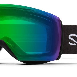 Smith Skyline XL Snow Goggles Black Frame, Chromapop Everyday Green Mirror Lens