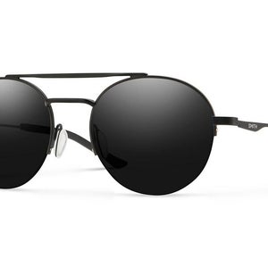 Smith Transporter Sunglasses Matte Black Frame, ChromaPop Polarized Black Lens