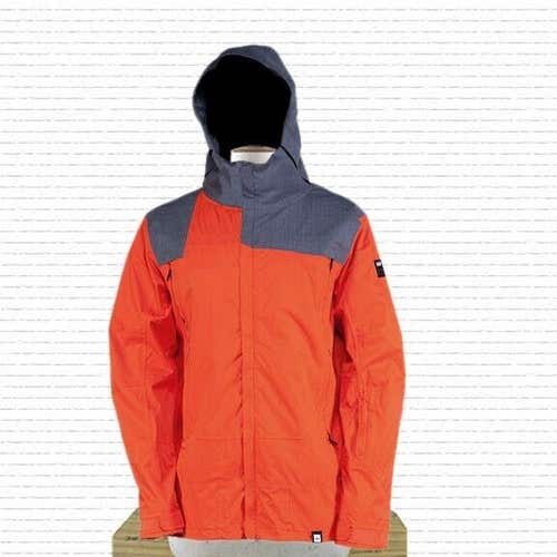 Ride Delridge Cocona Shell Snowboard Jacket Mens Large Reorange New