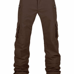 New Bonfire Cora Insulated Ski and Snowboard Pants Women's Medium Bison Brown