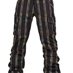New Burton GMP Lucky Shell Snowboard Pants Women's Small Prep Girl Stripe