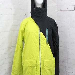 Nitro Vex Insulated Snowboard Jacket, Men's Large, Citrus Yellow / Black New