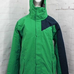 Ride Kent Insulated Snowboard Jacket Mens Size Large Emerald Green Twill New