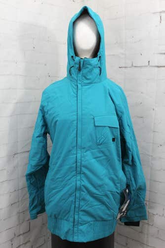 Nitro Confusion Insulated Snowboard Jacket, Women's Size Large, Dark Teal New