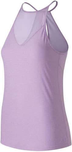New Balance Women's Captivate Keyhole Running Tank Top - VIOLET - SMALL -MAP $50