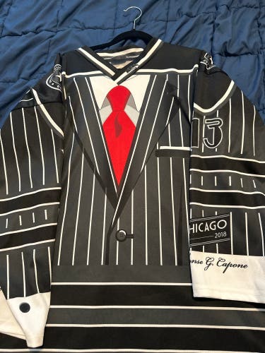 Al Capone Gangster hockey jersey