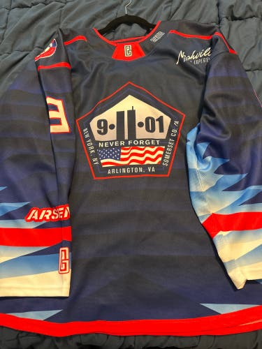 9/11 Memorial USA hockey jersey