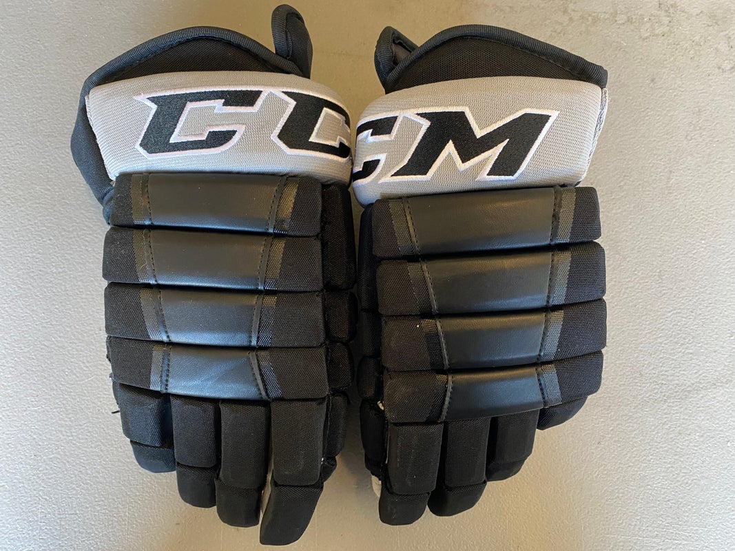CCM HG97 Pro Stock Hockey Gloves 15” Black LA KINGS 4463