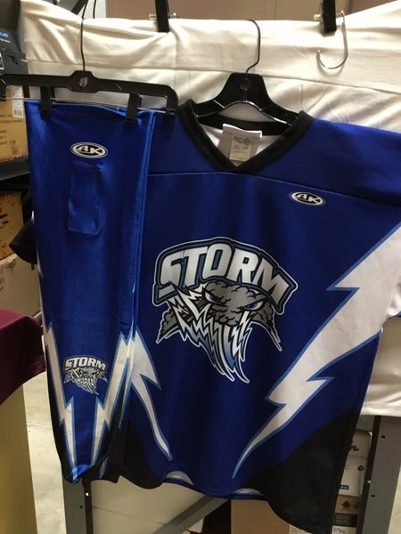 Blue New Large Athletic Knit Jersey