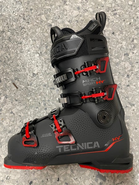  Tecnica Men's Mach Sport HV High Volume 100 All-Mountain Ski  Boots, Graphite, 29.5 (10187000062) : Sports & Outdoors