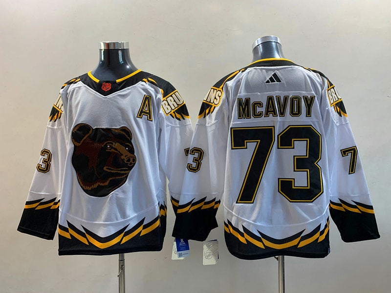 Charlie McAvoy Boston Bruins Hockey Jersey White 54