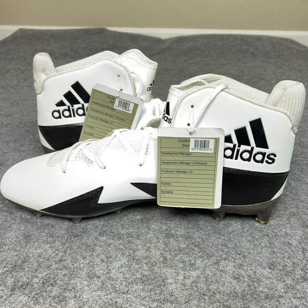 Adidas Mens Football Cleats 17 White Black Shoe Lacrosse AS Freak X Keylar NWOB