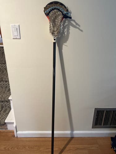 STX Hammer Black Lacrosse stick with under armor command lacrosse head