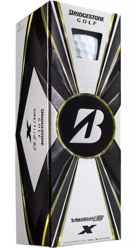 Bridgestone Tour B-X Golf Balls (3pk, White, 2022) 1 Sleeve NEW