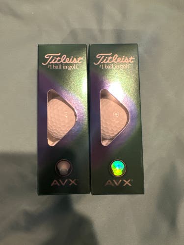 New Titleist AVX Balls 6 Pack