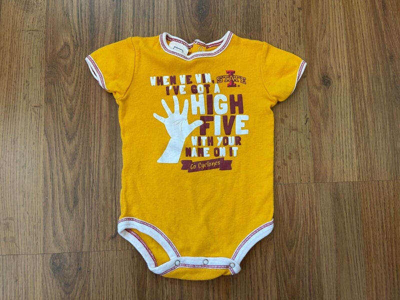 Iowa State Cyclones NCAA HIGH FIVE Pro Edge Infant Size 6-9M Baby Body Suit!