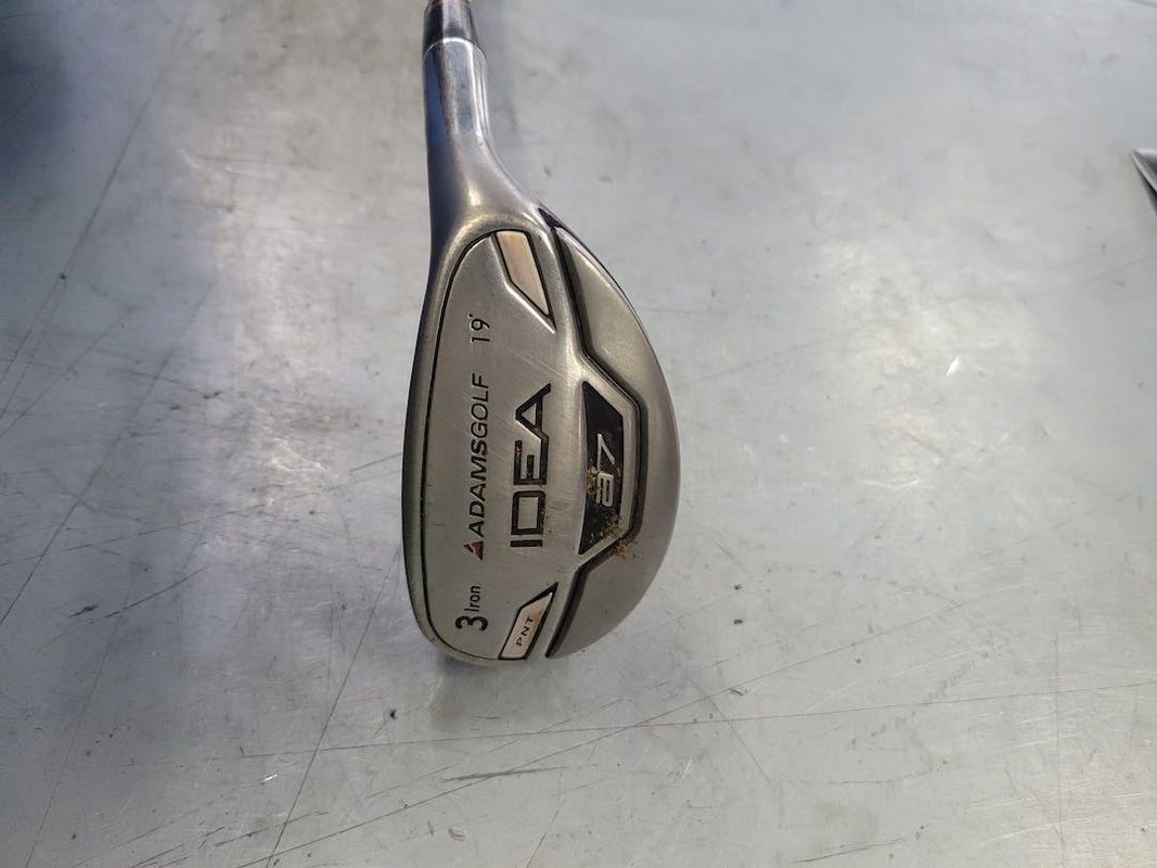 Used Adams Golf Idea 3 Hybrid Regular Flex Graphite Shaft Hybrid Clubs