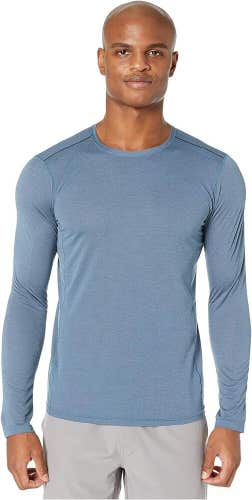 Brooks Running Men's Ghost Long Sleeve Shirt - Heather Tide Blue - MEDIUM $50