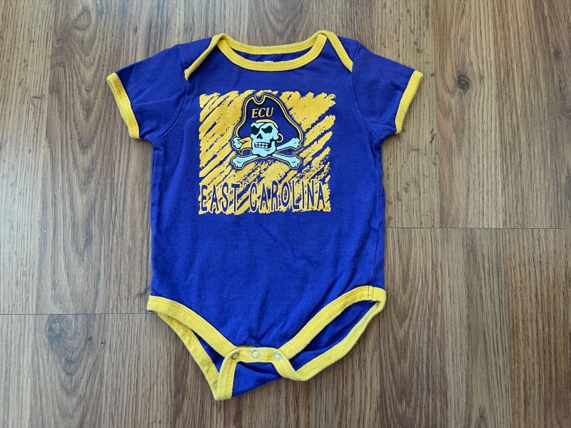 East Carolina Pirates NCAA SUPER AWESOME Infant Size 3-6M Boys Baby Body Suit!