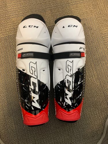 Used CCM 15"  Jetspeed FT485 Shin Pads