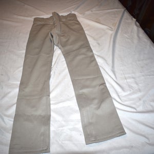 NEW - Youth Hemmed Baseball Pants, Gray, Youth XS