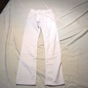 NEW - Youth Hemmed Baseball Pants, White, Youth XS
