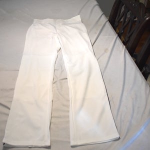 NEW - Alleson Athletics Piped Baseball Pants, White/Blue, Adult Large